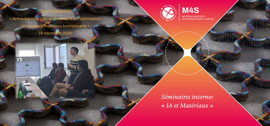 Séminaire "IA et Matériaux" de M4S : retours sur la présentation de Simon Delacroix du Laboratoire de Physique de la Matière Condensée (16.12.2025)