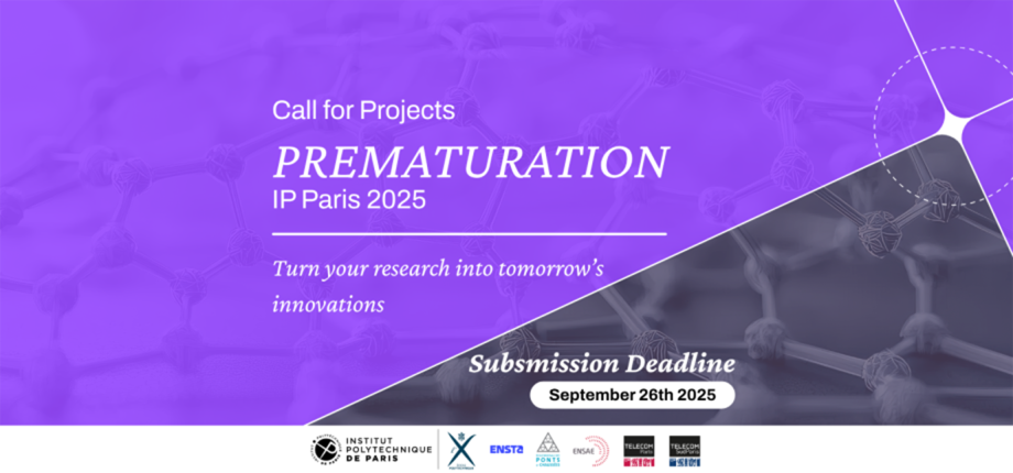 Appel à projets Prématuration IP Paris 2025 : Transformez votre recherche en innovation