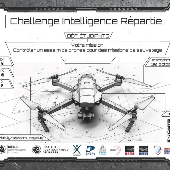 Challenge Intelligence Répartie CIEDS 2024 : « Contrôlez un essaim de drones pour des missions de sauvetage ! »